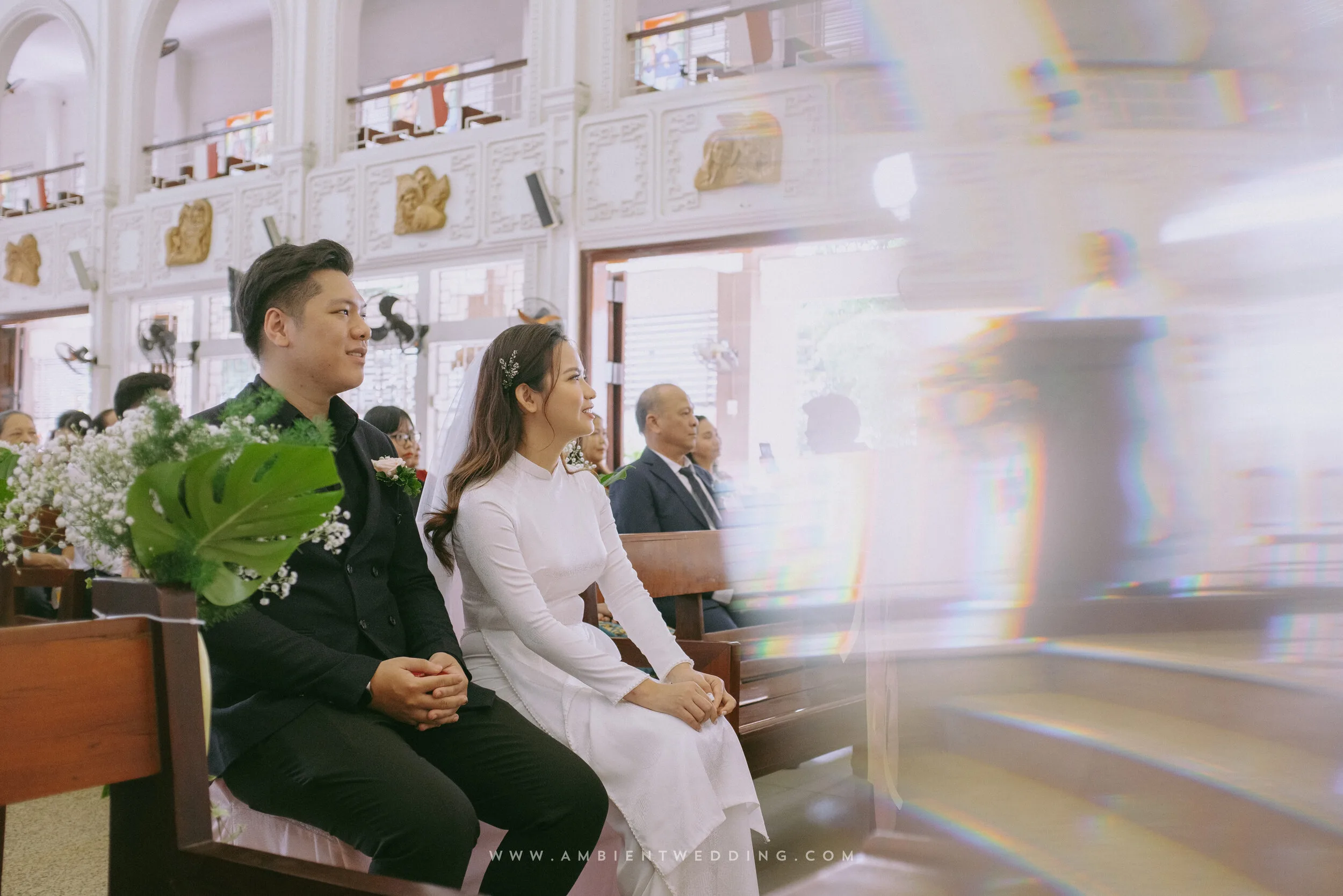 Nhung & Nguyên, Church Wedding Ceremony in Sài Gòn — Pham Si Luan Photography (1)