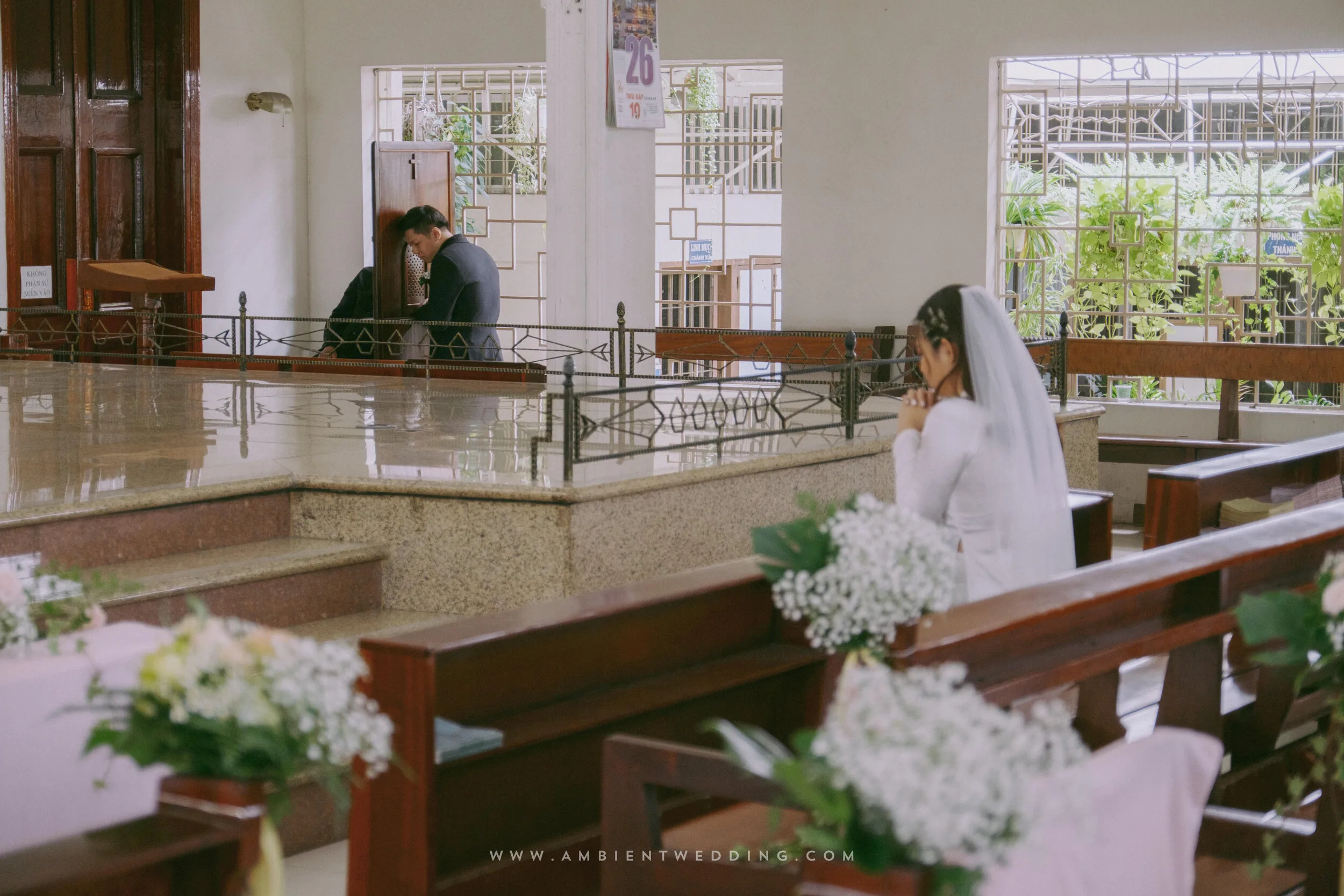 Nhung & Nguyên, Church Wedding Ceremony in Sài Gòn — Pham Si Luan Photography (17)