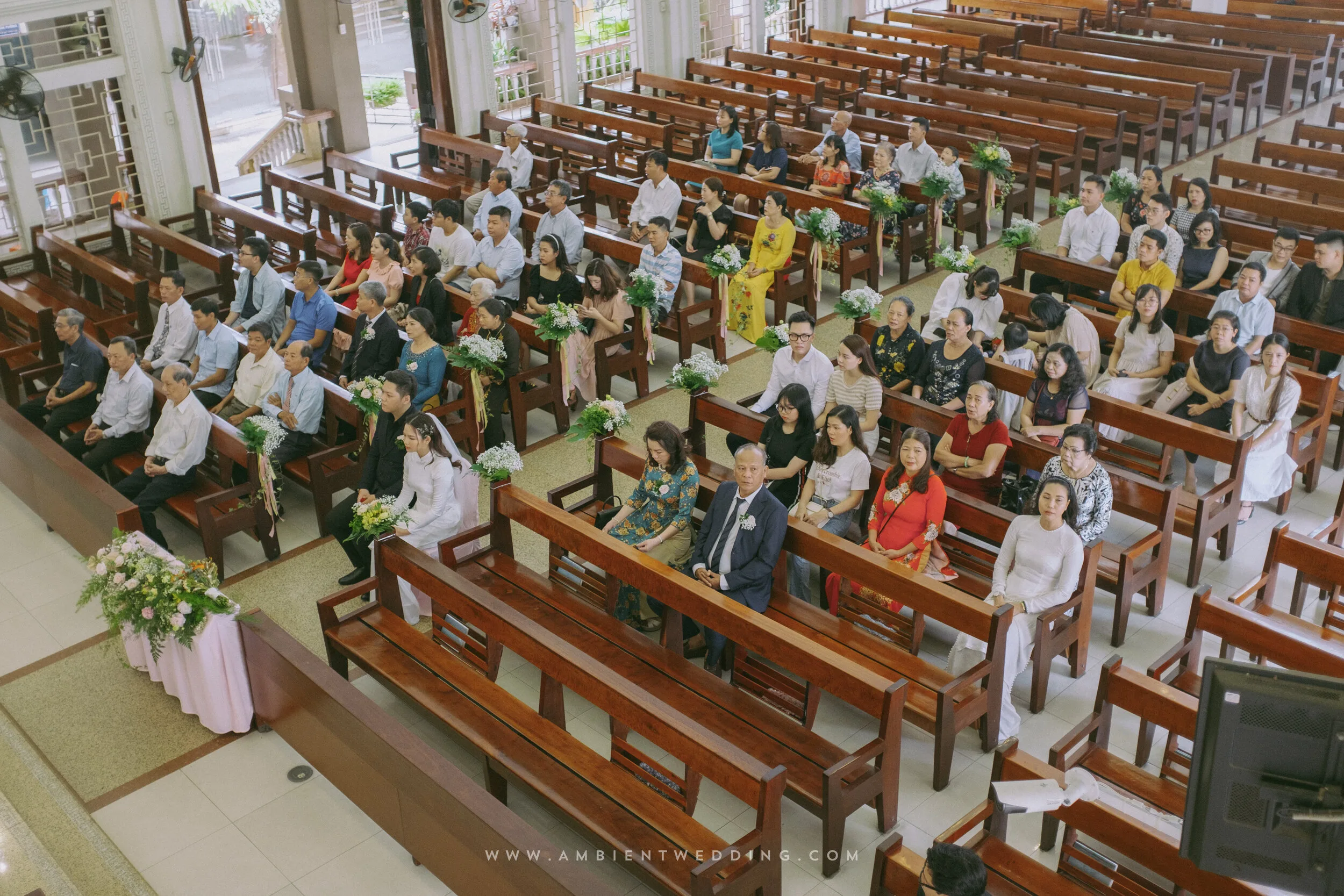 Nhung & Nguyên, Church Wedding Ceremony in Sài Gòn — Pham Si Luan Photography (24)