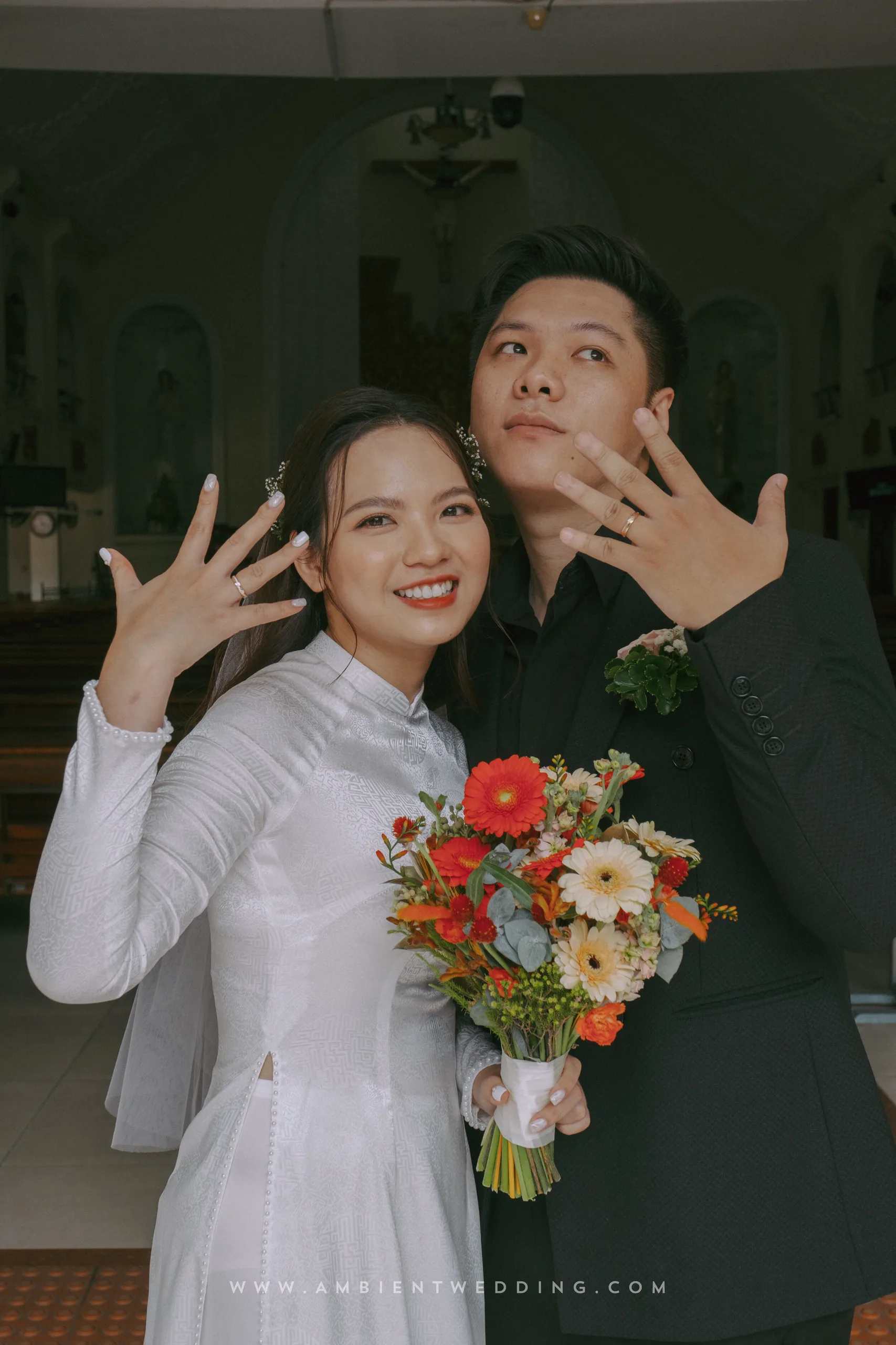 Nhung & Nguyên, Church Wedding Ceremony in Sài Gòn — Pham Si Luan Photography (51)